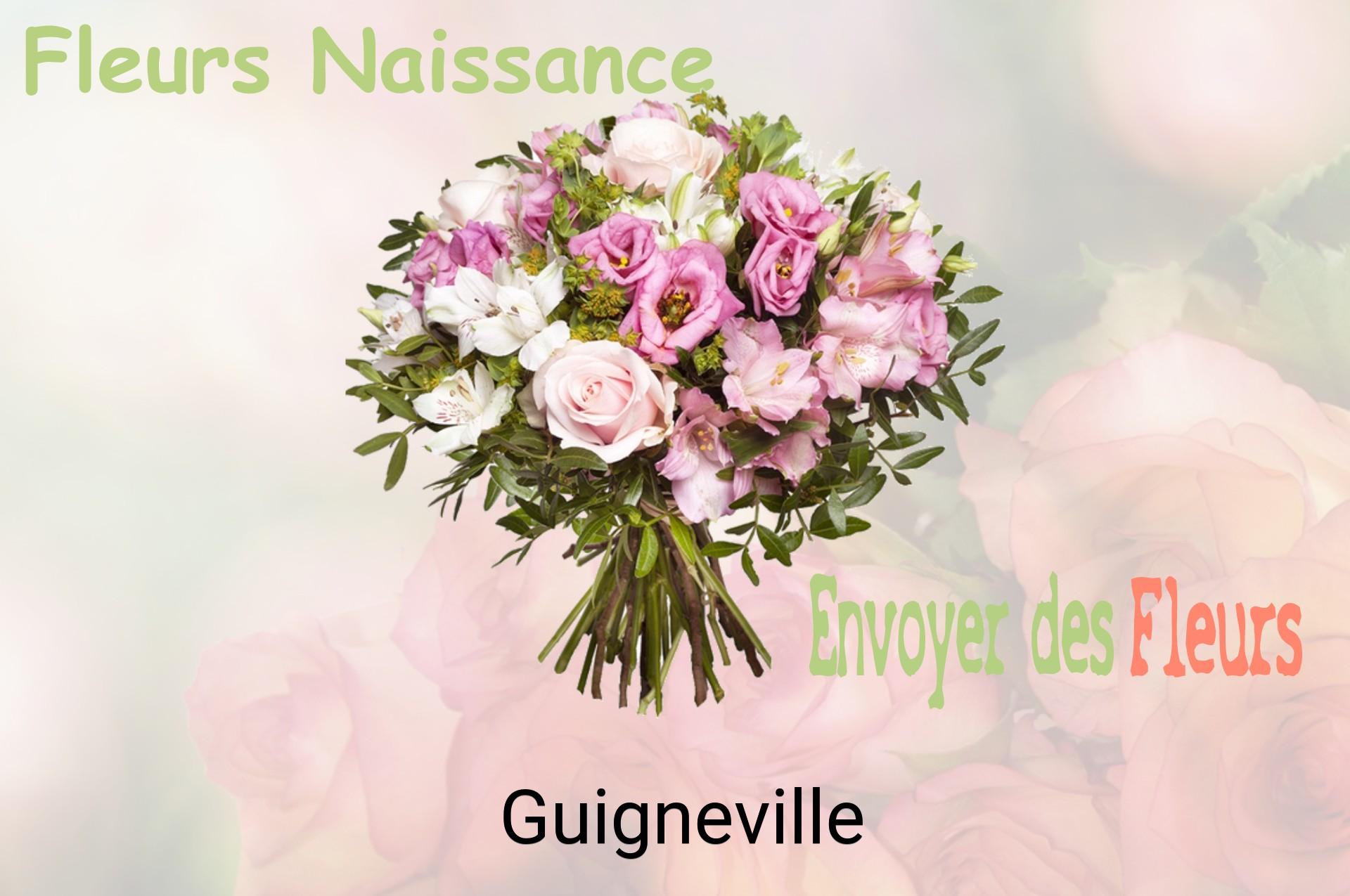 Bouquet de fleurs de naissance livré à Guigneville