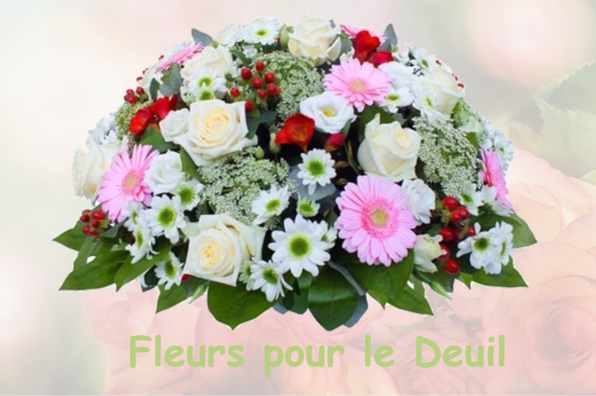 fleurs deuil GUIGNEVILLE